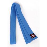 Ceinture piquée de judo bleue