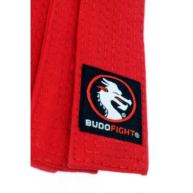 Ceinture piquée de judo rouge