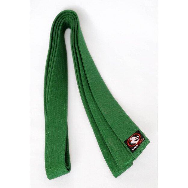 Ceinture piquée de judo verte