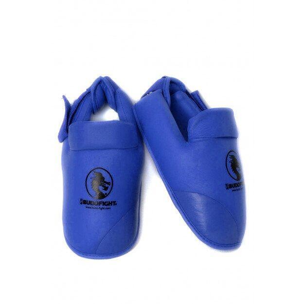 Protège-pieds de karaté homologués FFK bleus