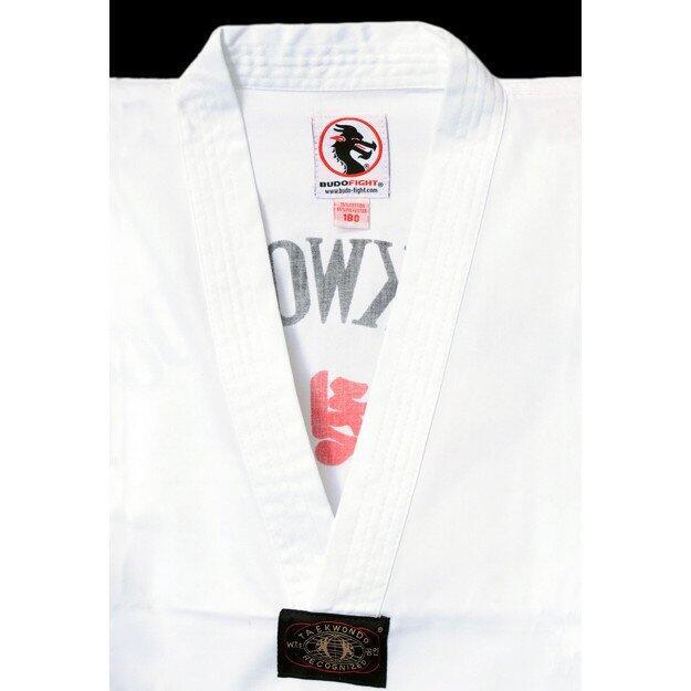 Dobok de taekwondo à col blanc