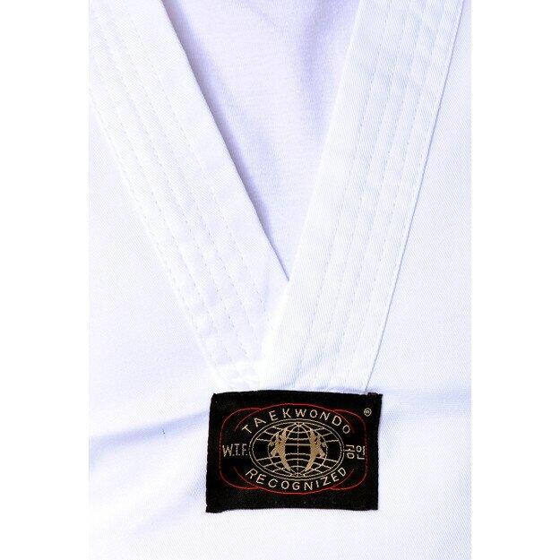 Dobok de taekwondo à col blanc