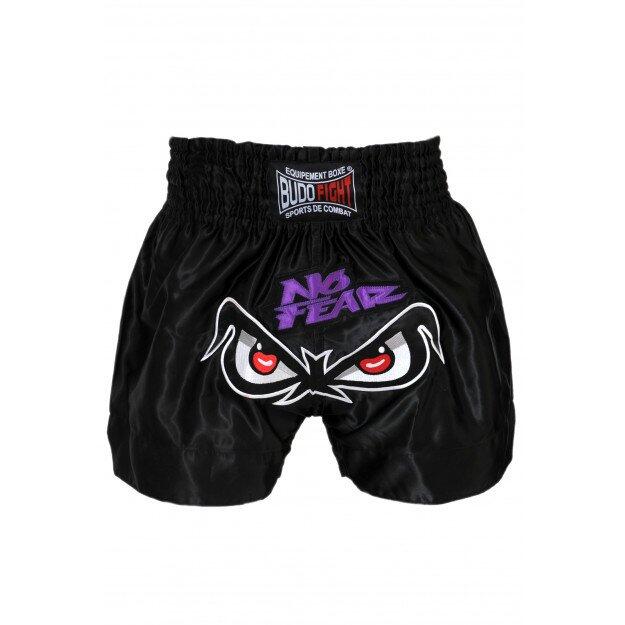 Short de boxe thaï No Fear noir