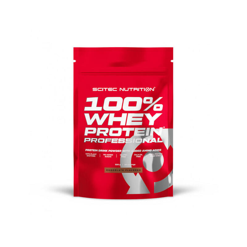 Scitec Nutrition - 100 % Whey Protein Prof. 500 gr - Proteína de suero de leche