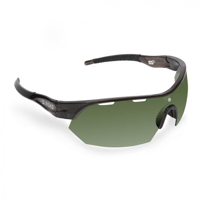 Gafas de sol ciclismo K3s Les Alpes - Negro - Verde oliva