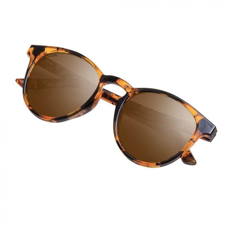 Ronde fashion zonnebril Tarifa - Bruin