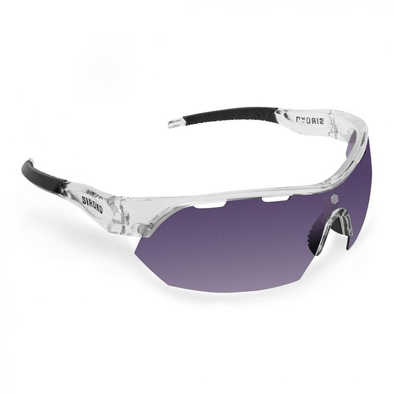 Gafas de sol ciclismo K3s Bartali - Transparente - Negro