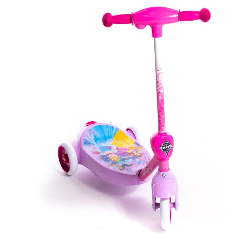 Huffy Disney Princess elektrische step met bellenblaas voor kinderen 3-5 jaar