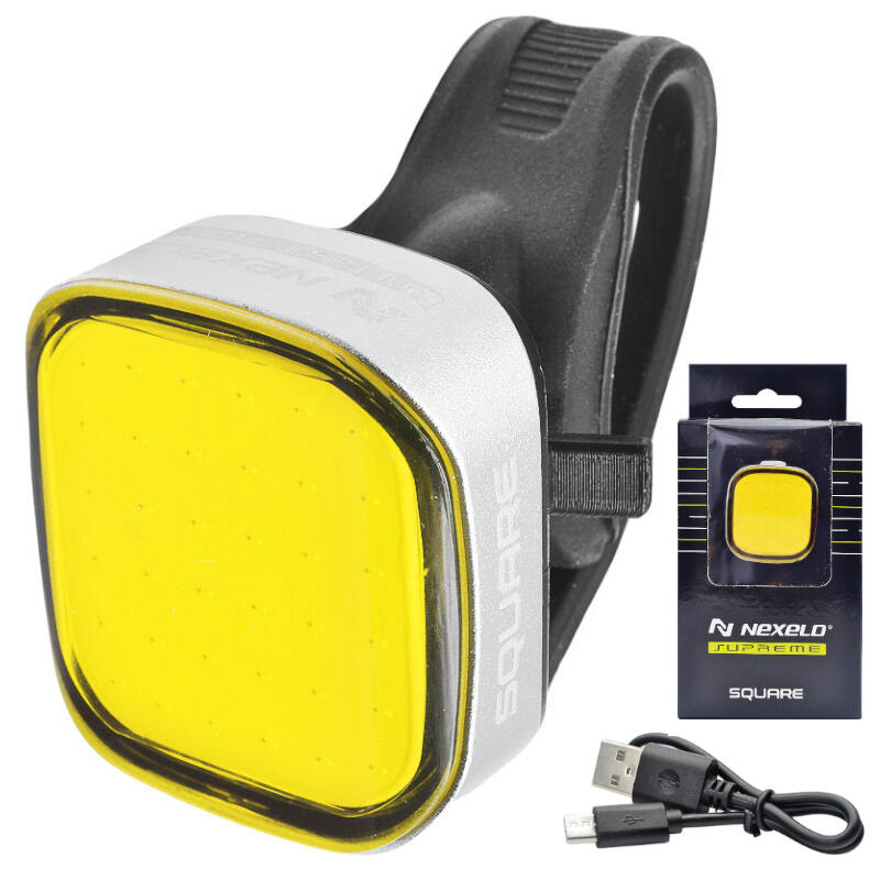 Lampka rowerowa Nexelo Square Cob Led przednia