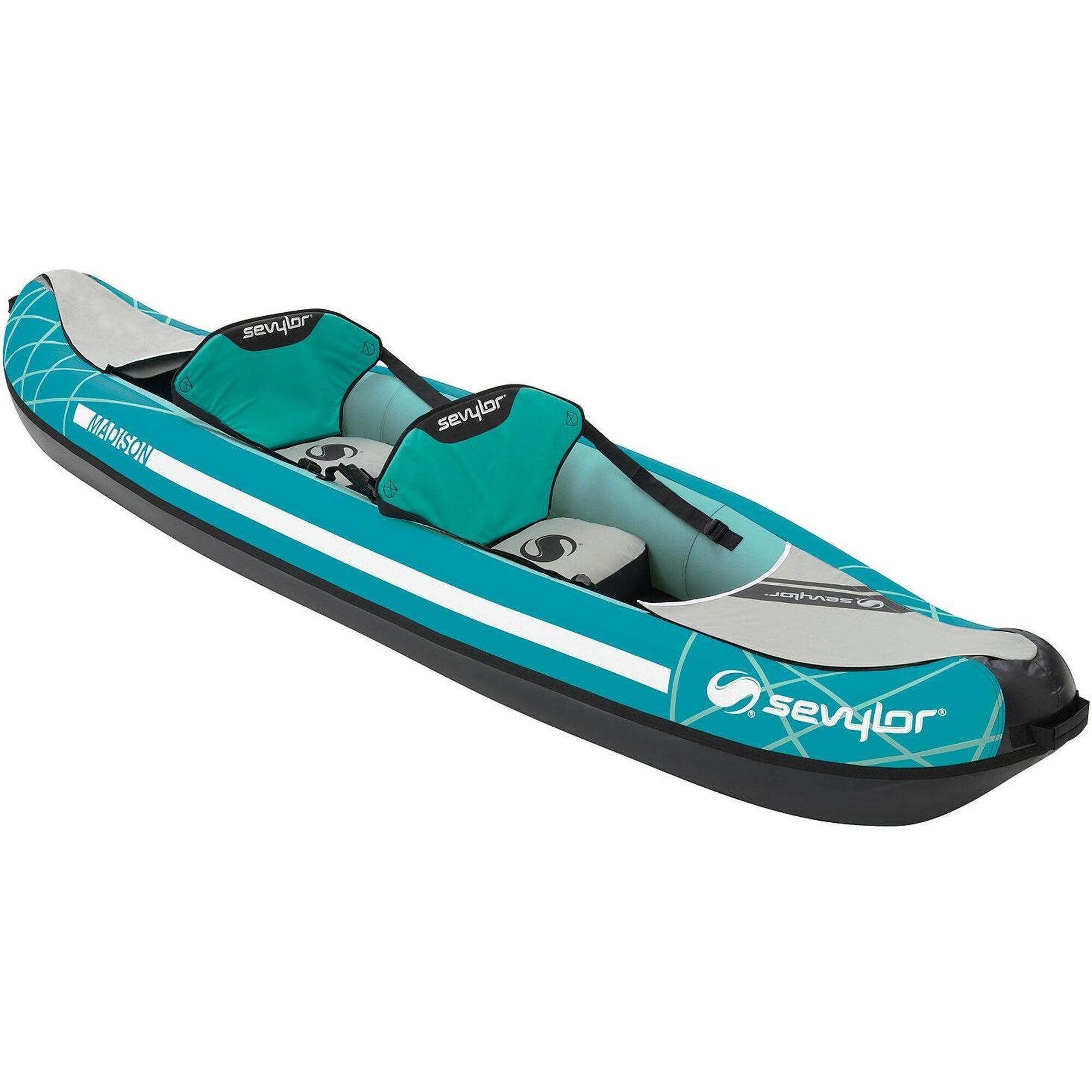 Madison 2 Person Inflatable Kayak - Blue 1/7