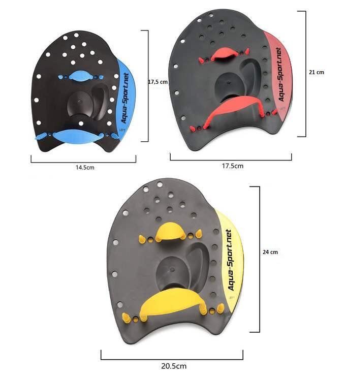 Wiosełka treningowe pływackie wody pływania basen Aqua-Sport Swim Paddle PRO