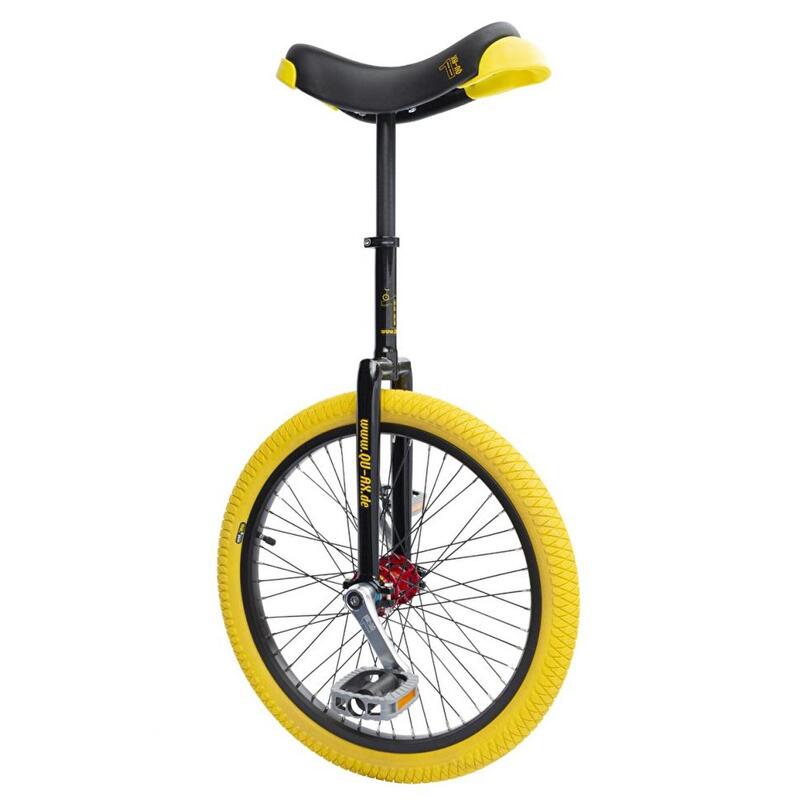 Monocycle jante alu pneu jaune QU-AX Profi Isis 20"