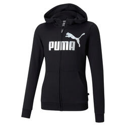 Meisjes sweatshirt Puma ESS+ Logo Full-Zip TR G