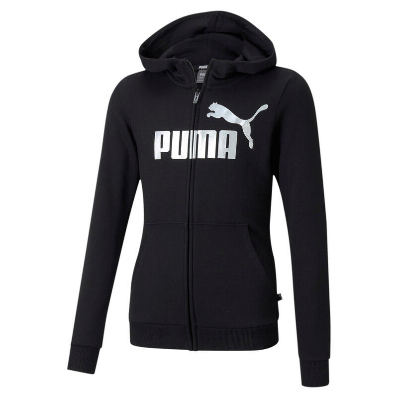 Mädchen-Sweatshirt Puma ESS+ Logo Full-Zip TR G