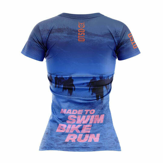 Dames-T-shirt Otso Swim Bike Run 2/2