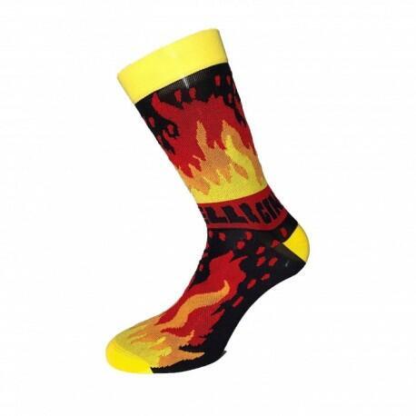 Calcetines de ciclismo Cinelli Ana Benaroya Fire Estampados