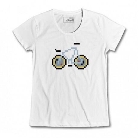 Camiseta Cinelli Laser de mujer manga corta Blanca para Mujer