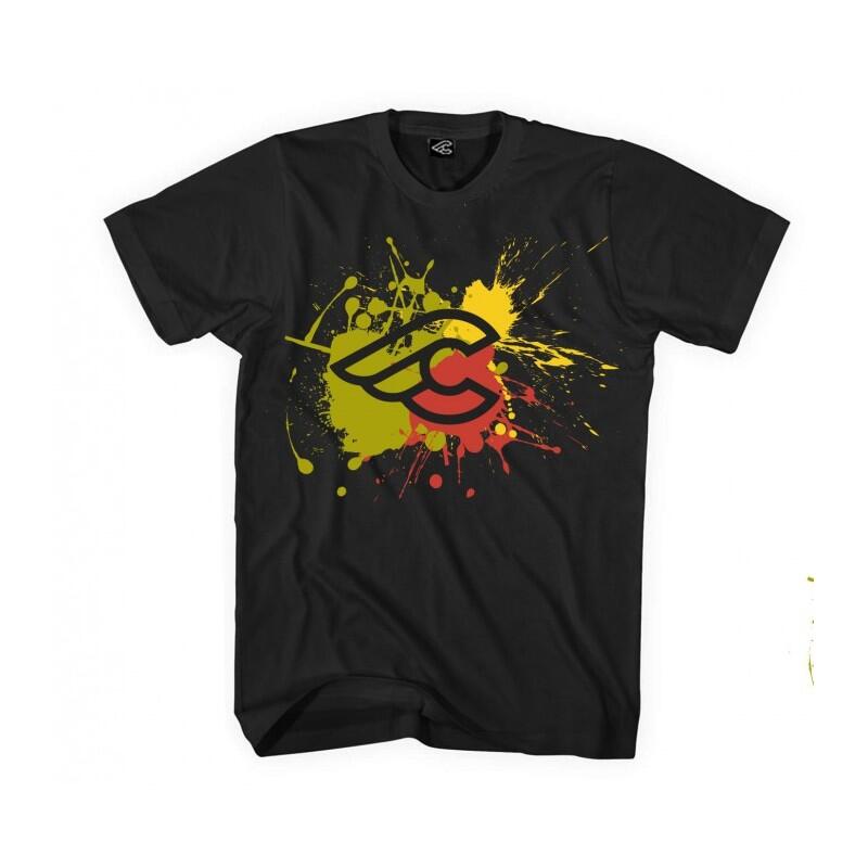 Camiseta Cinelli Splash Negra para Hombre