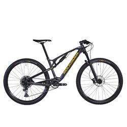 Segunda vida - Bicicleta MTB 29″ doble suspensión carbono Rockrider... - BUENO