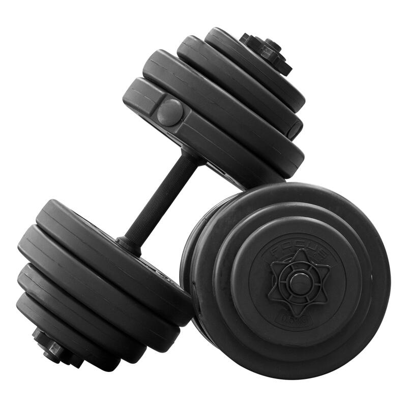 Verstelbare dumbbellset 28 kg