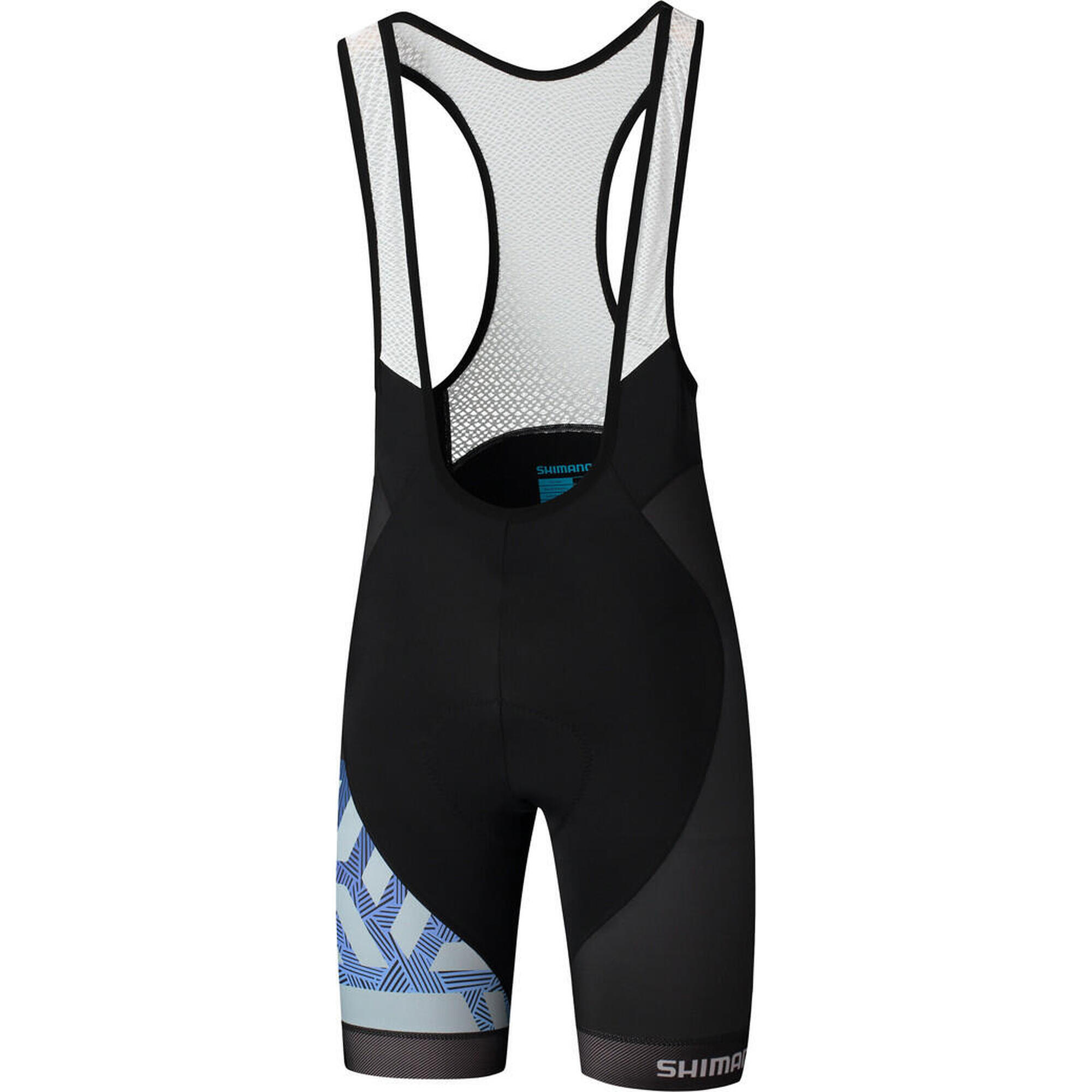 Shimano Breakaway Printed Bib Shorts Gris