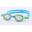 MS-6500JR 小童矽膠防UV防霧泳鏡 - 淺藍色 / 黃色