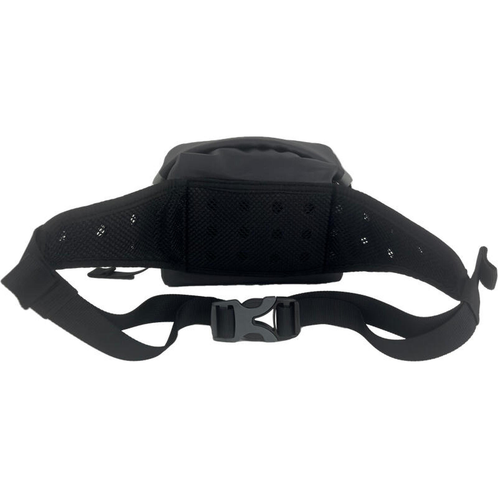 IPX4 Waterproof Roll-Top Waist Bag 3L - Black