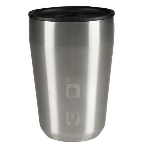 Vacuum Insulated Stainless Travel Mug - Silver
