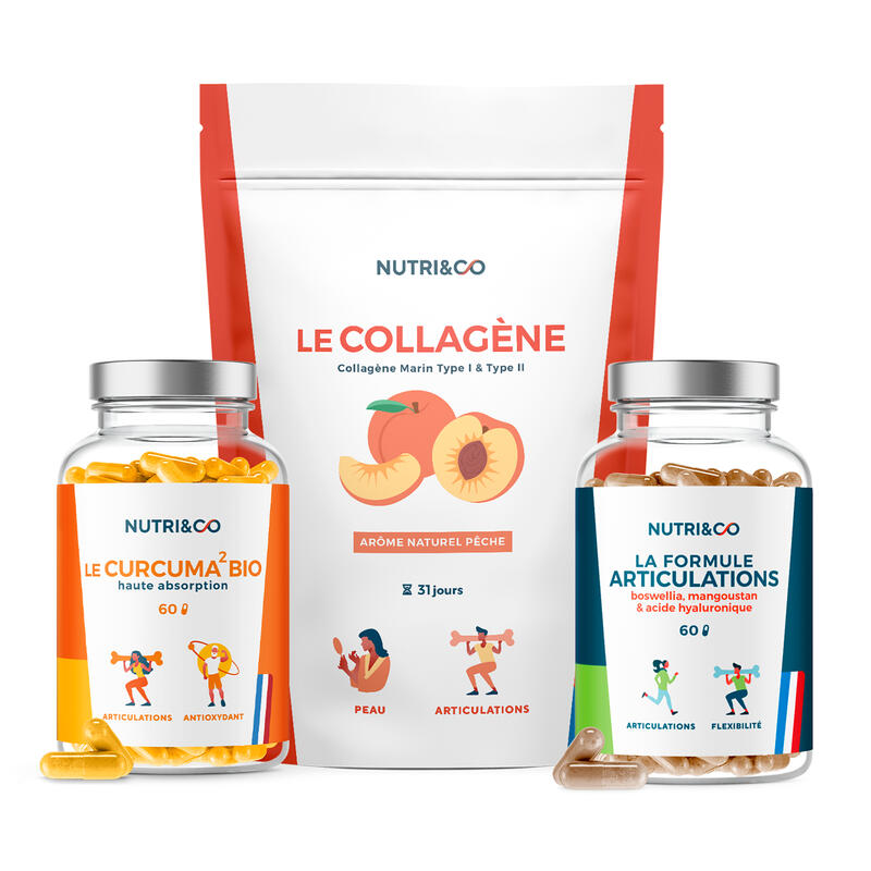 Pack Articulations - Le Curcuma Bio + Le Collagène + La Formule Articulations