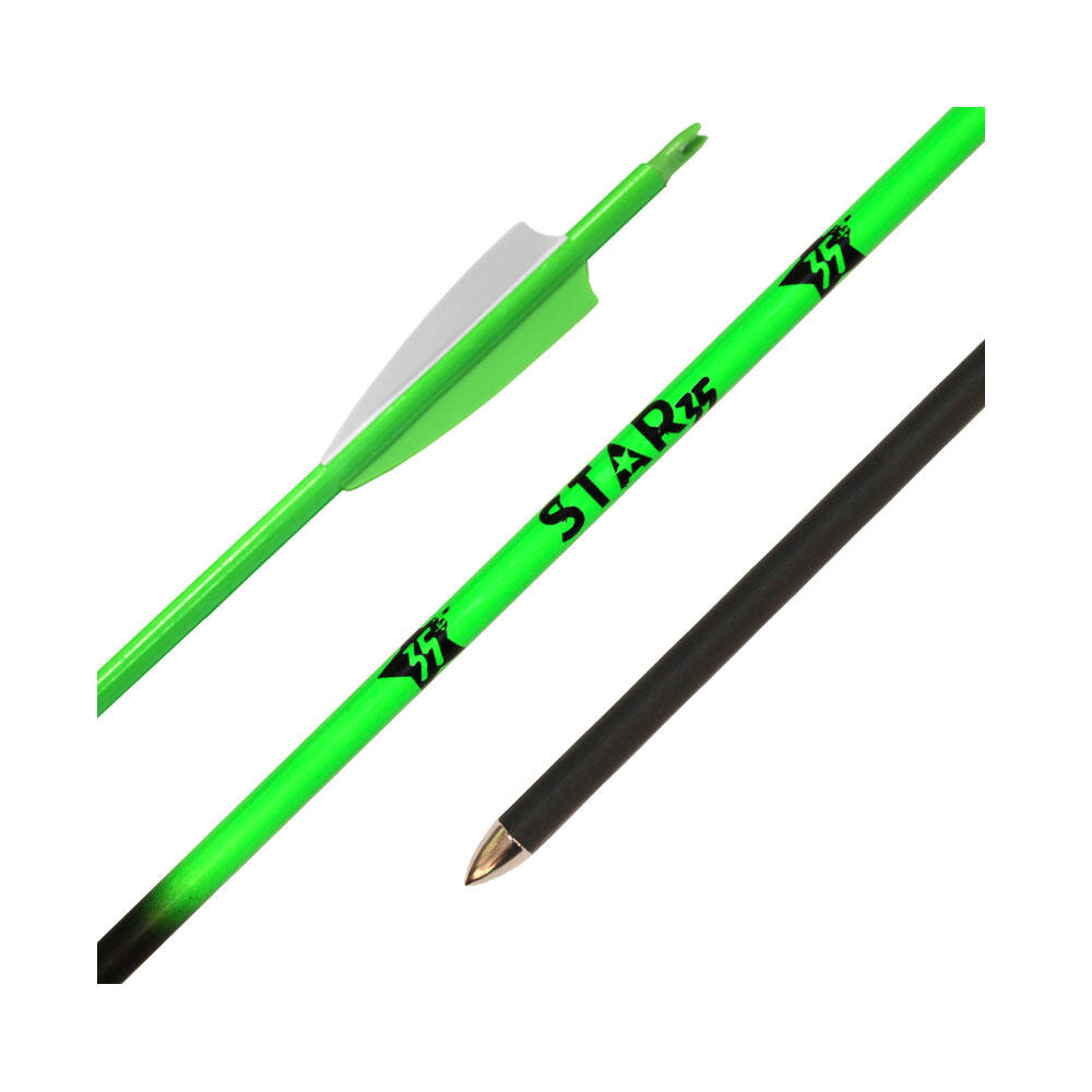 Mybo Star 35 Premium Fibreglass Arrows 28" - 5pk 2/2