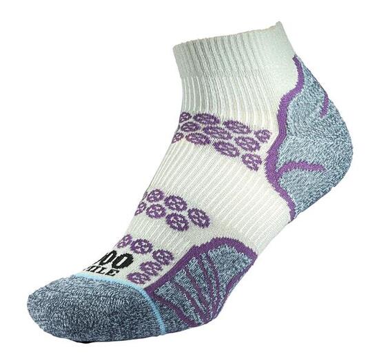 Ladies Lite Doppellagige Fußkettchensocken - 1 Packung Repreve Socken Für Damen