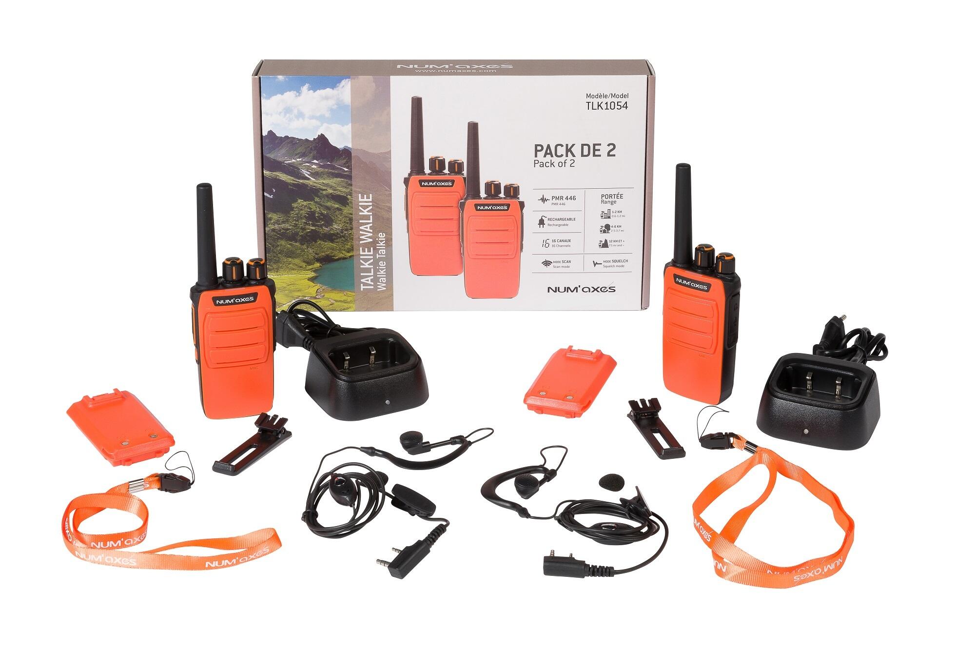 Pack de 2 Talkie Walkie TLK1054 - Orange 5/5