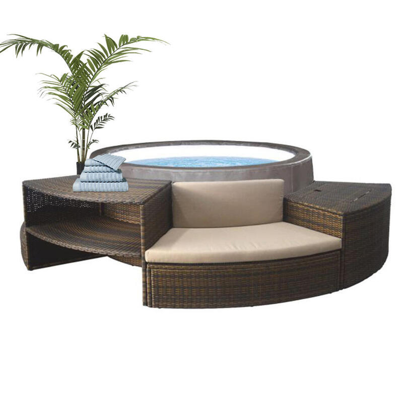 Spa avec mobilier et accessoires de spa - Vita Premium - pour 6 personnes