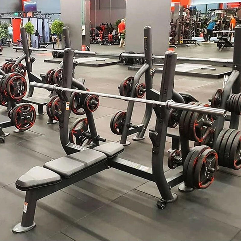 Flat bench press PR-209 - gewichtopslag - hoogwaardige bekleding - 175x 172x136