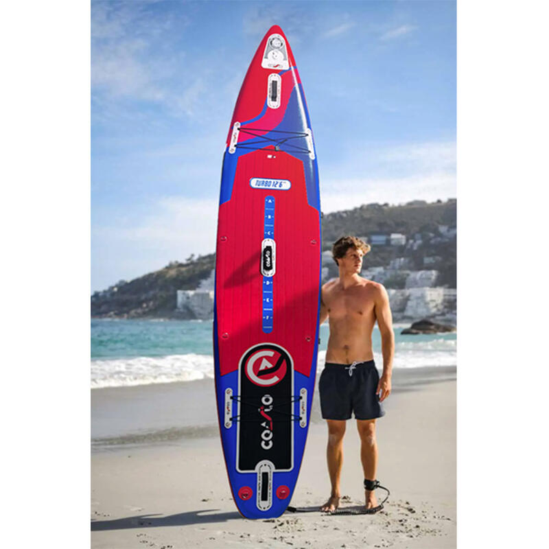 Sup board inclusief accesssoires - Turbo 12.6 - opblaasbaar - 381x76x15