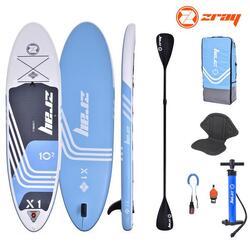 Opblaasbaar sup board met kajak zitting - inc. accessoires - Zray - 310x81x15 cm