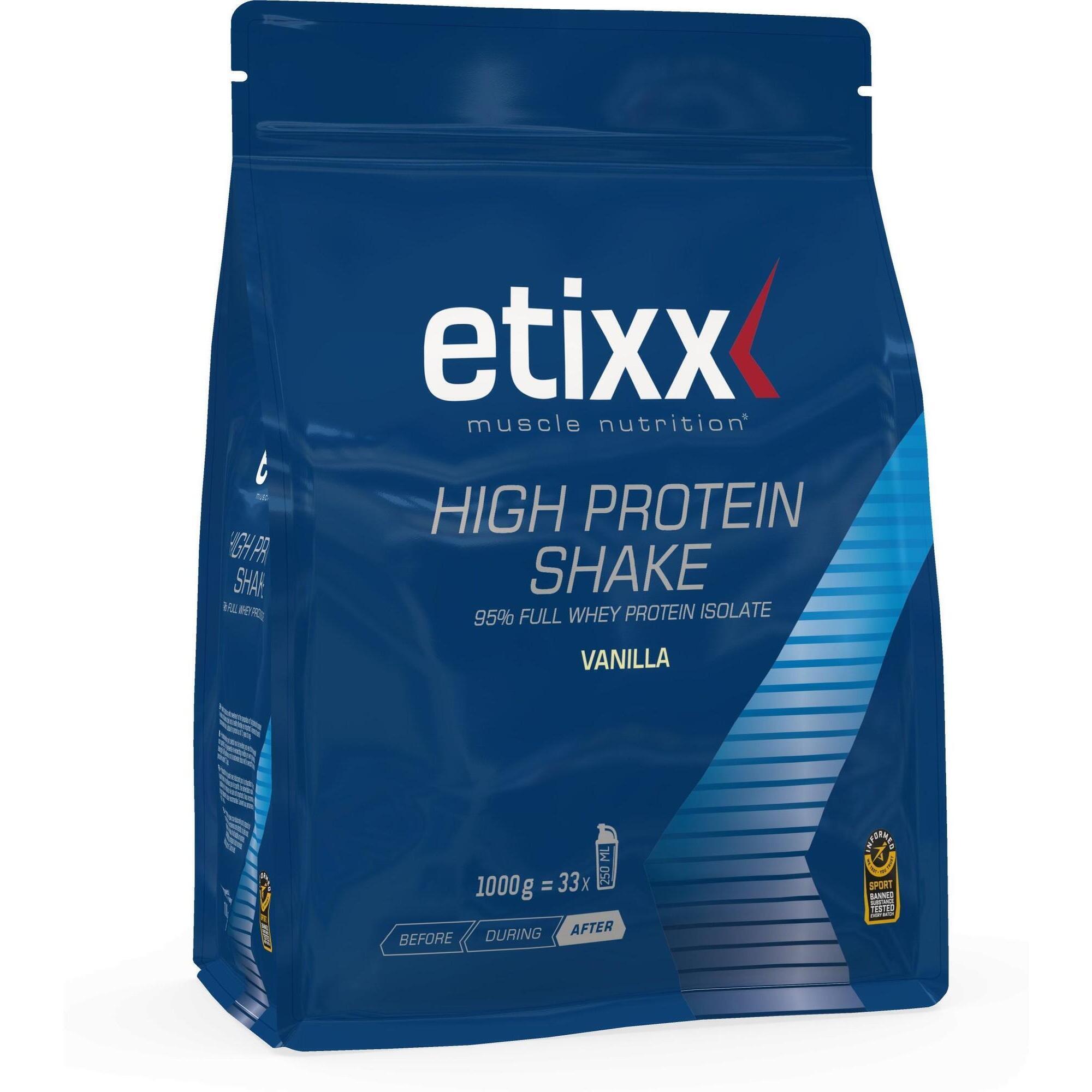 High Protein Shake Vanille 1kg 1/6