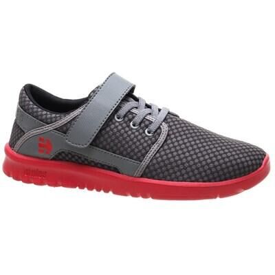 ETNIES Scout V Kids Grey/Red Shoe