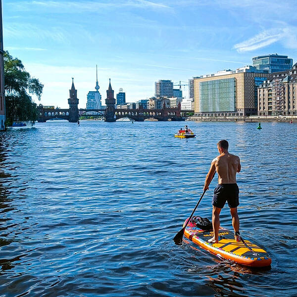 Deska SUP pneumatyczne - Zestaw stand up paddle board - 10''6