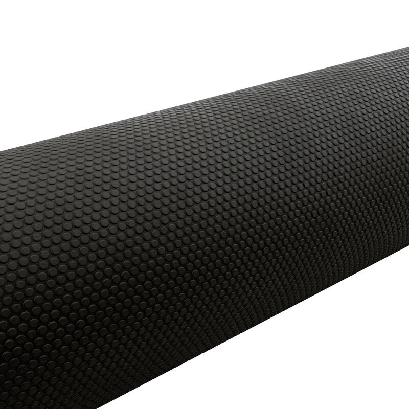 Tweedehands FOAM ROLLER VOOR FITNESS LENGTE 90 CM DIAMETER 15 CM ZWART