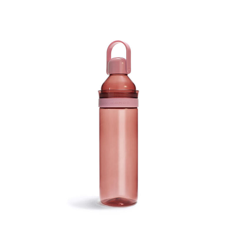 Biobased Reuseable Water Bottle 560ml - Dirty Pink