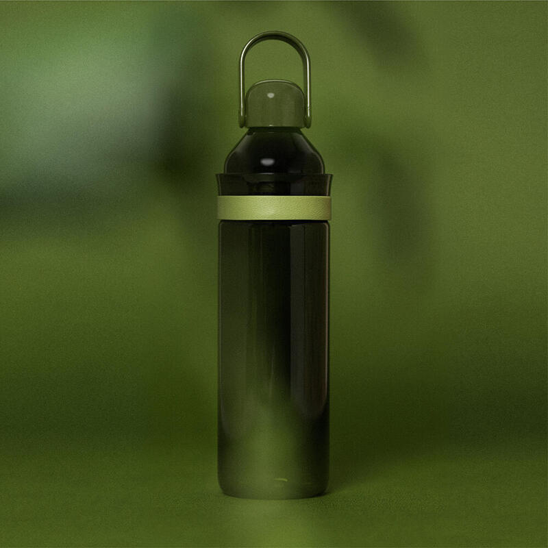 生物塑料環保水樽 560ml - 軍綠色