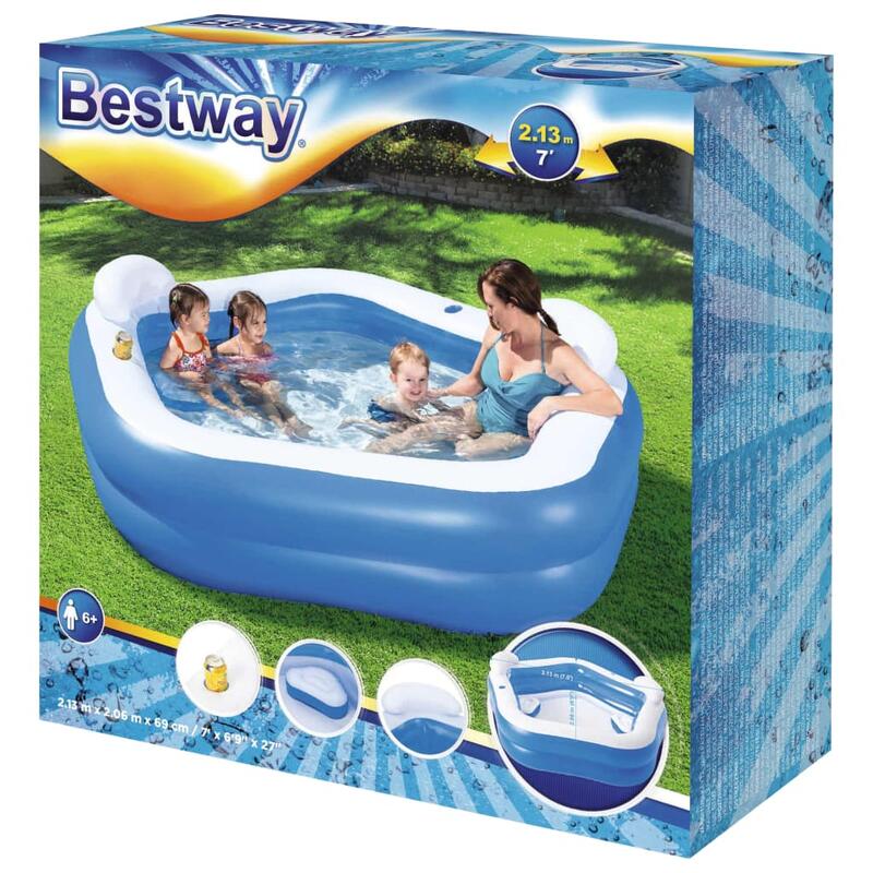 Piscina lounge Family Fun 213x206x69 cm