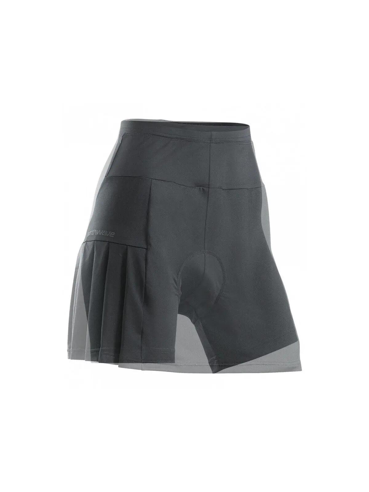 Fustă-pantalon ciclism pentru femei Crystal - negru 2/5