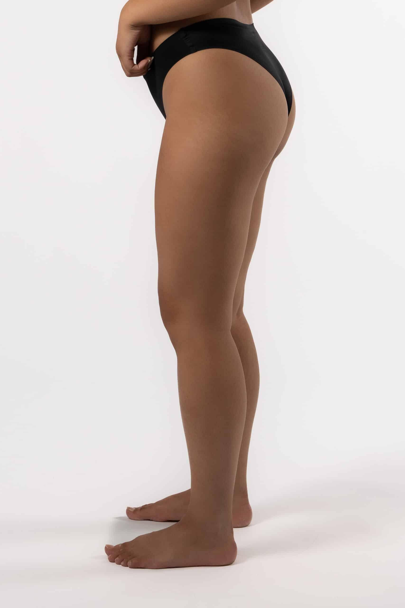 Ademende Seamless Sport Damesslip - 3-Pack - Zwart 3/5