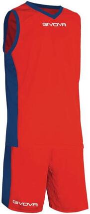 Ensemble de Basketball - Givova - Homme - rouge et bleu