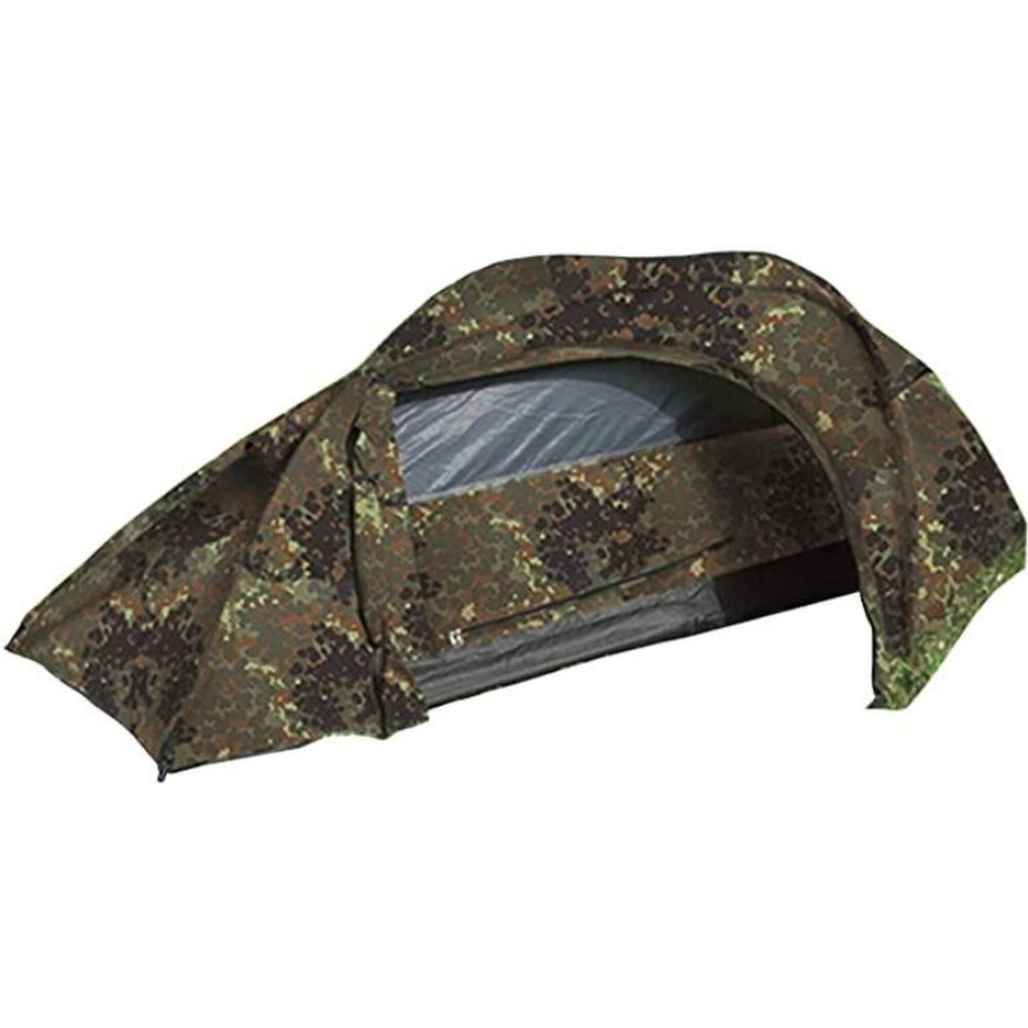 MIL-TEC Mil-Tec One Man Tent Recom Flecktarn