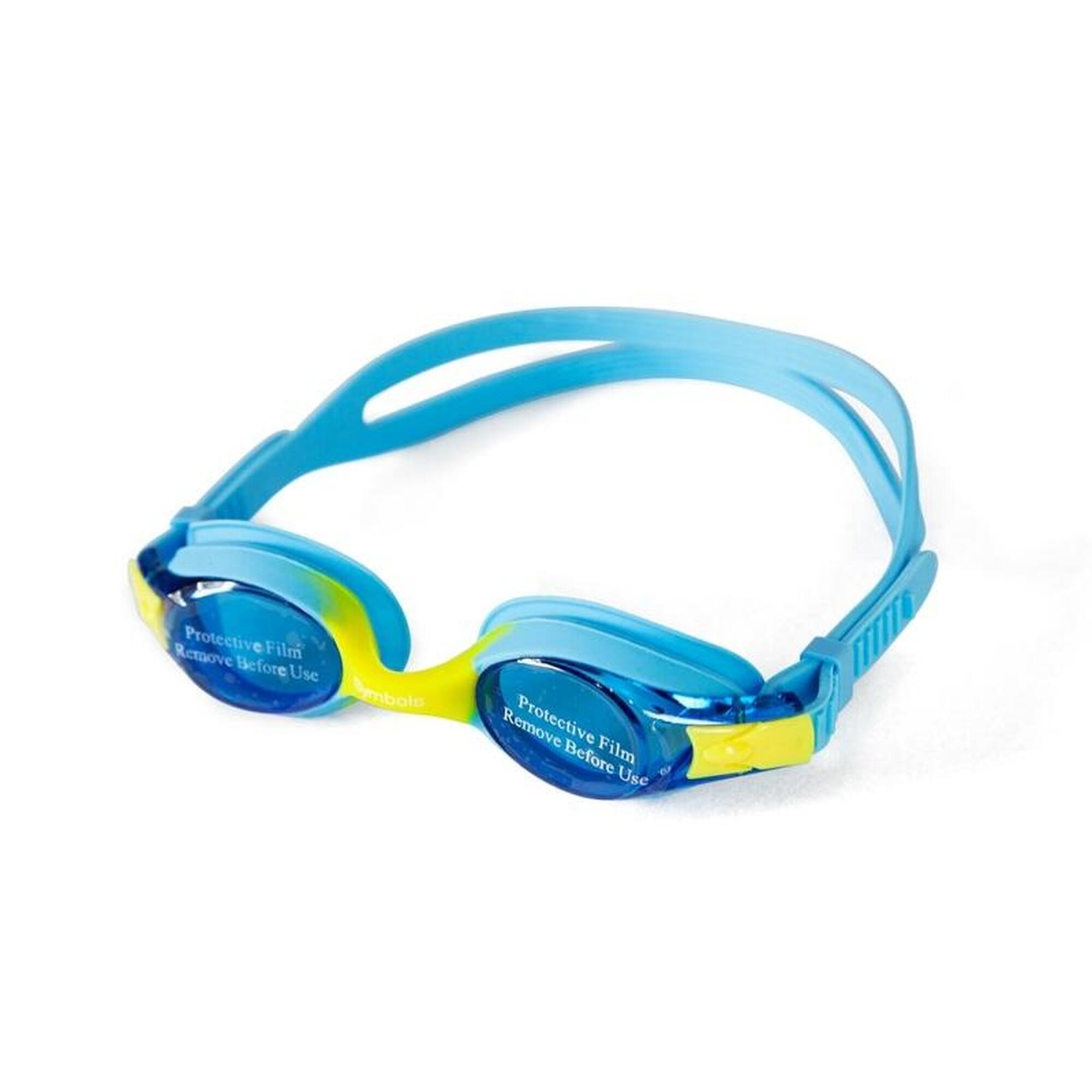 MS-2400JR - Anti-fog Kids [3 - 6 ages] Swimming Goggles - Blue/Yellow