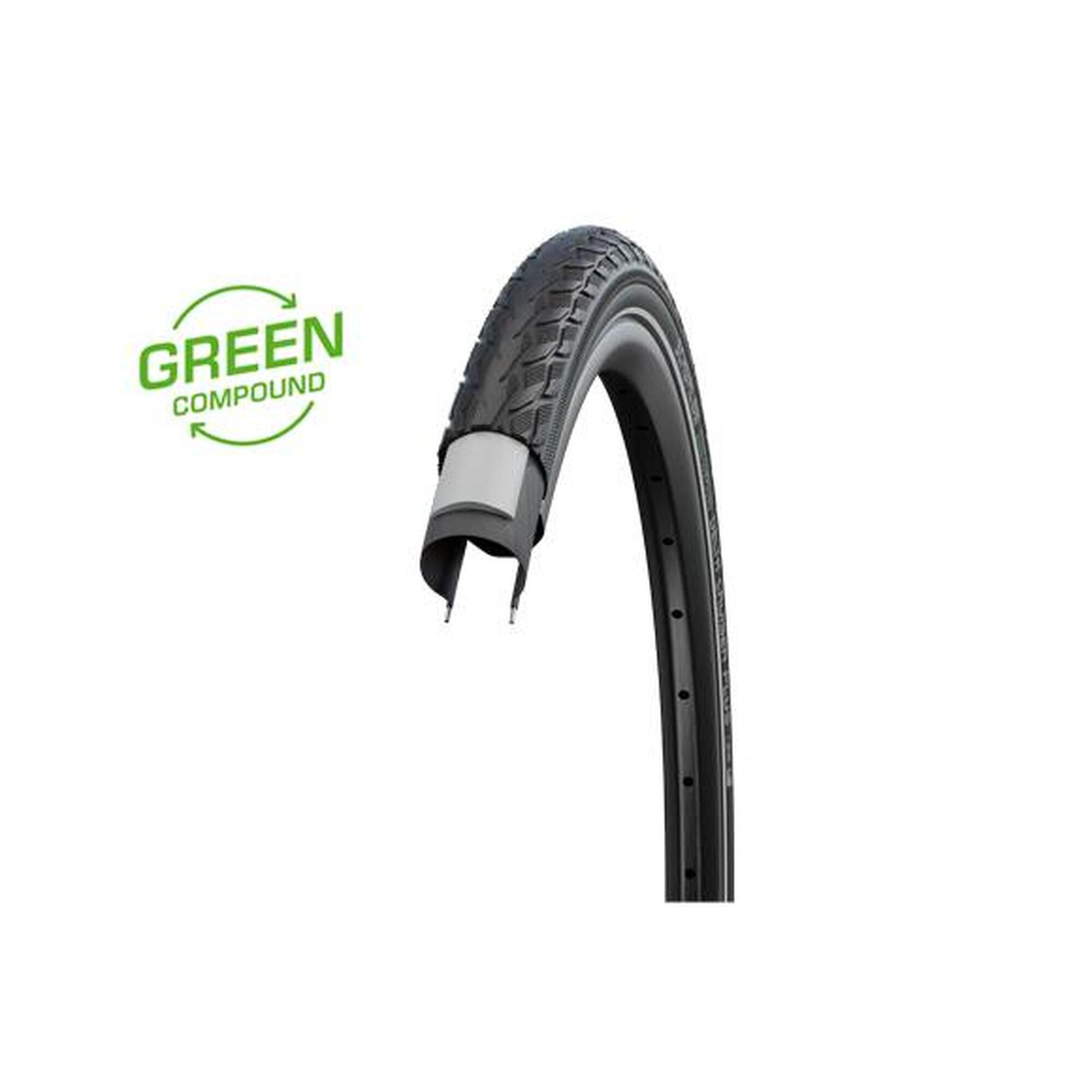 SCHWALBE Schwalbe DELTA CRUISER PLUS Black Reflex Tyre 26 x 2.00