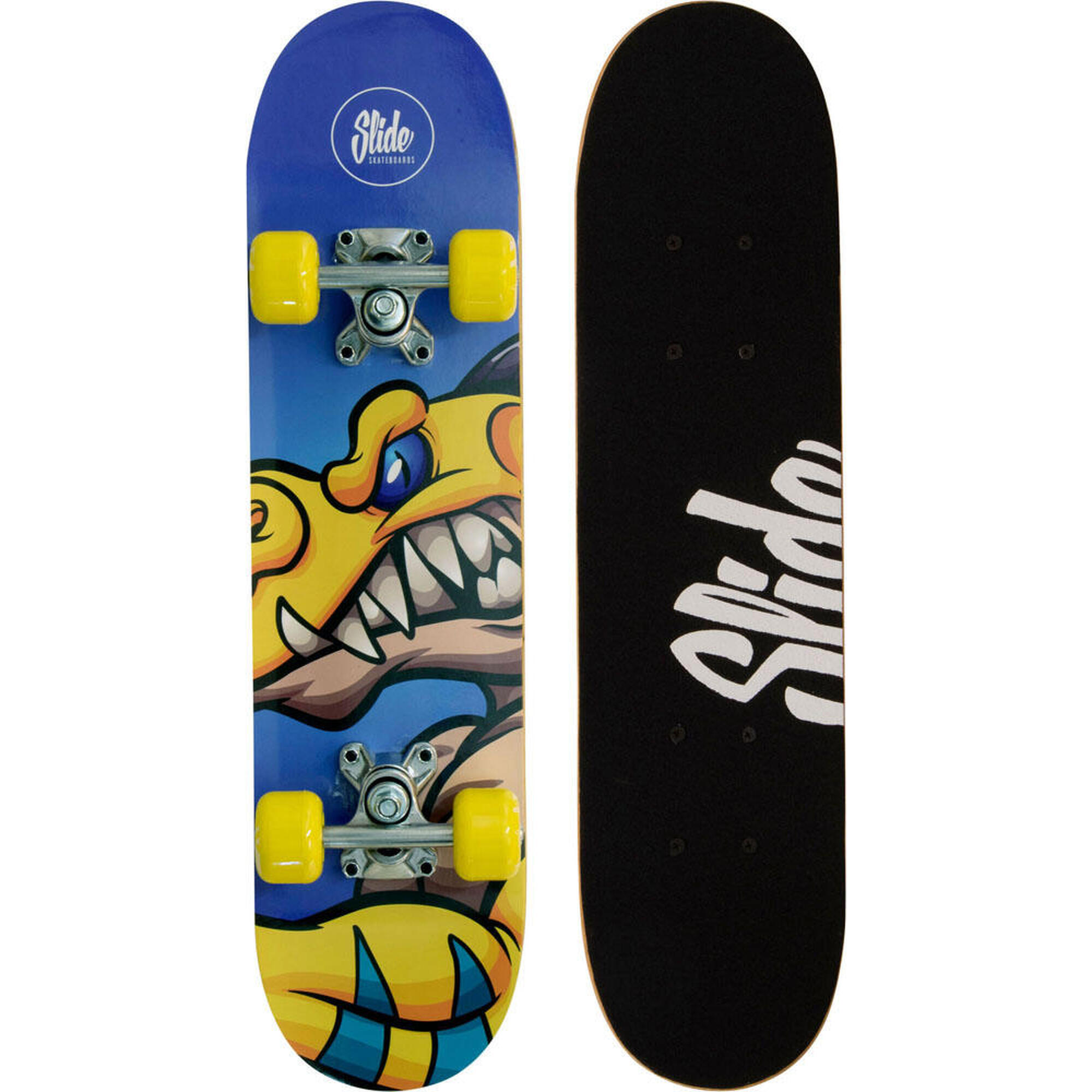 Slide Skateboard 24-Zoll Giallo Dinosauro